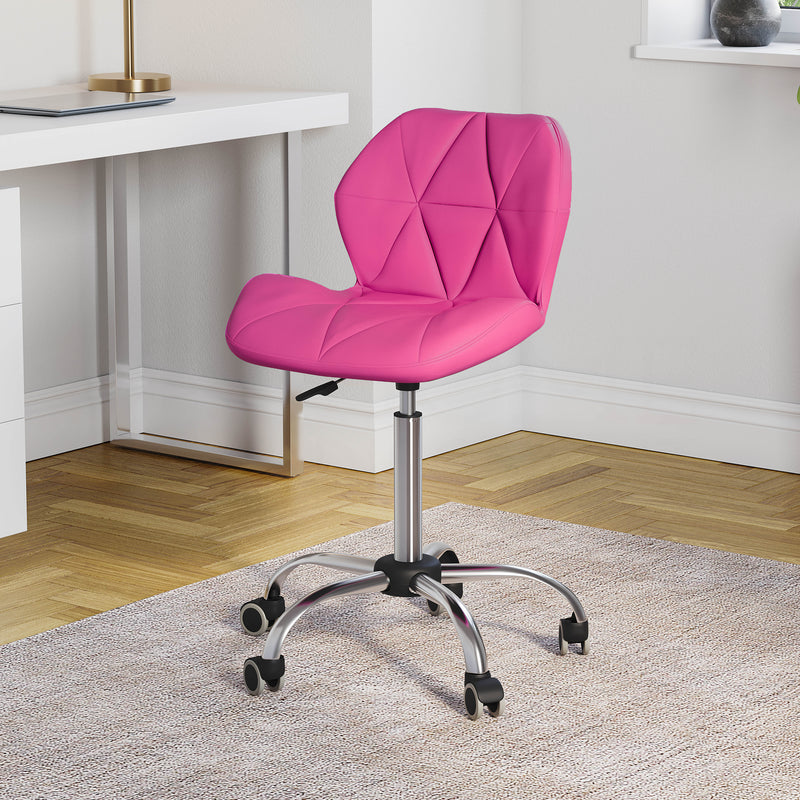 Geo Office Chair, Pink UKFR