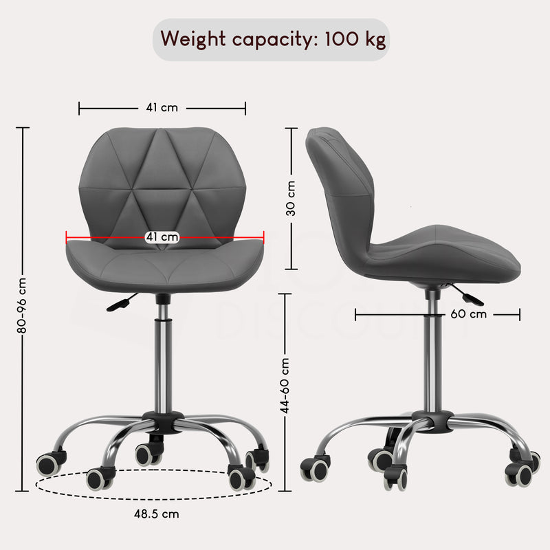 Geo Office Chair, Grey UKFR