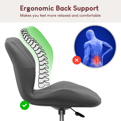 Geo Office Chair, Grey UKFR