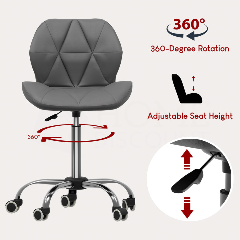 Geo Office Chair, Grey UKFR
