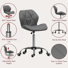 Geo Office Chair, Grey UKFR