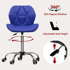 Geo Office Chair, Blue UKFR