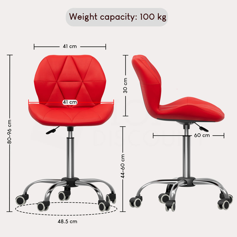 Geo Office Chair, Red UKFR