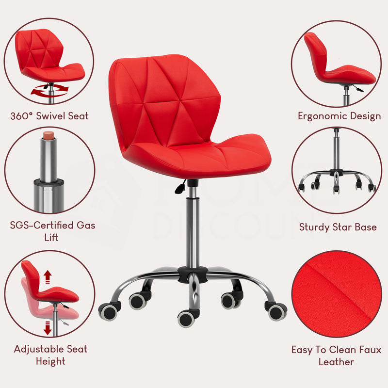 Geo Office Chair, Red UKFR