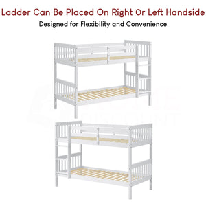 Milan Bunk Bed, White