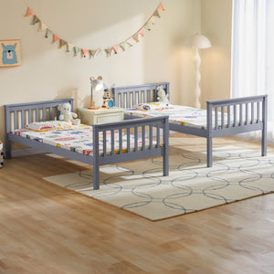 Milan Bunk Bed, Grey