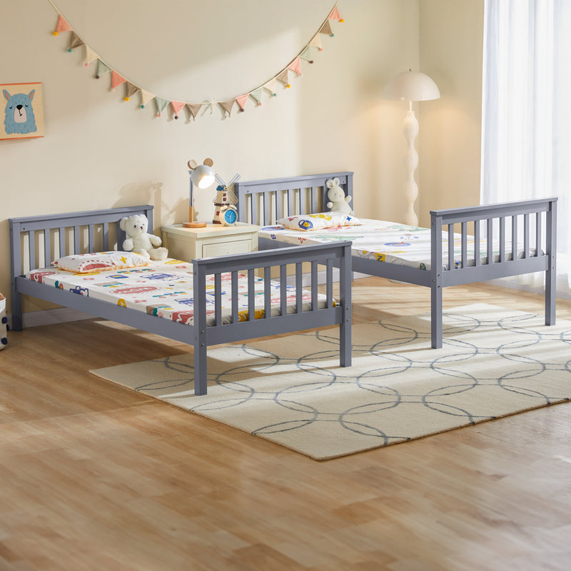 Milan Bunk Bed, Grey