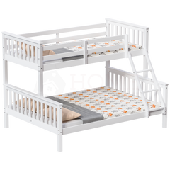 Milan Triple Sleeper Bunk Bed - White