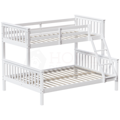 Milan Triple Sleeper Bunk Bed - White