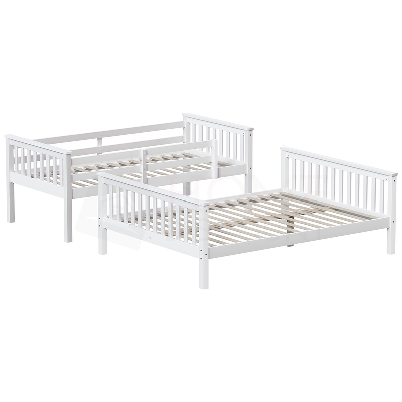 Milan Triple Sleeper Bunk Bed - White