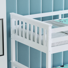 Milan Triple Sleeper Bunk Bed - White
