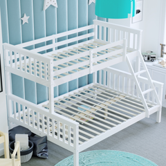 Milan Triple Sleeper Bunk Bed - White