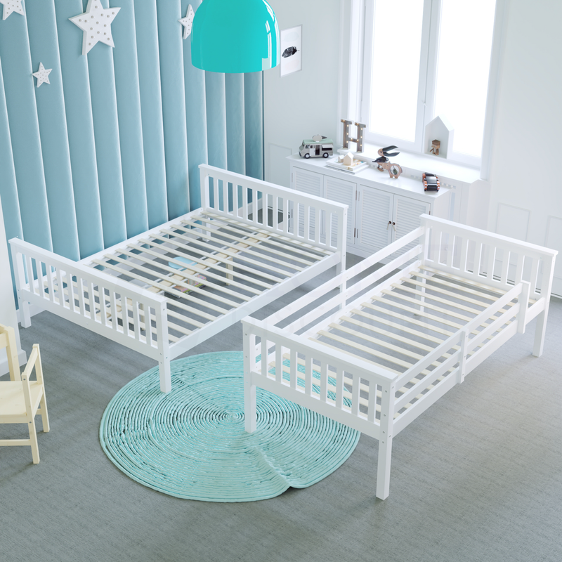 Milan Triple Sleeper Bunk Bed - White