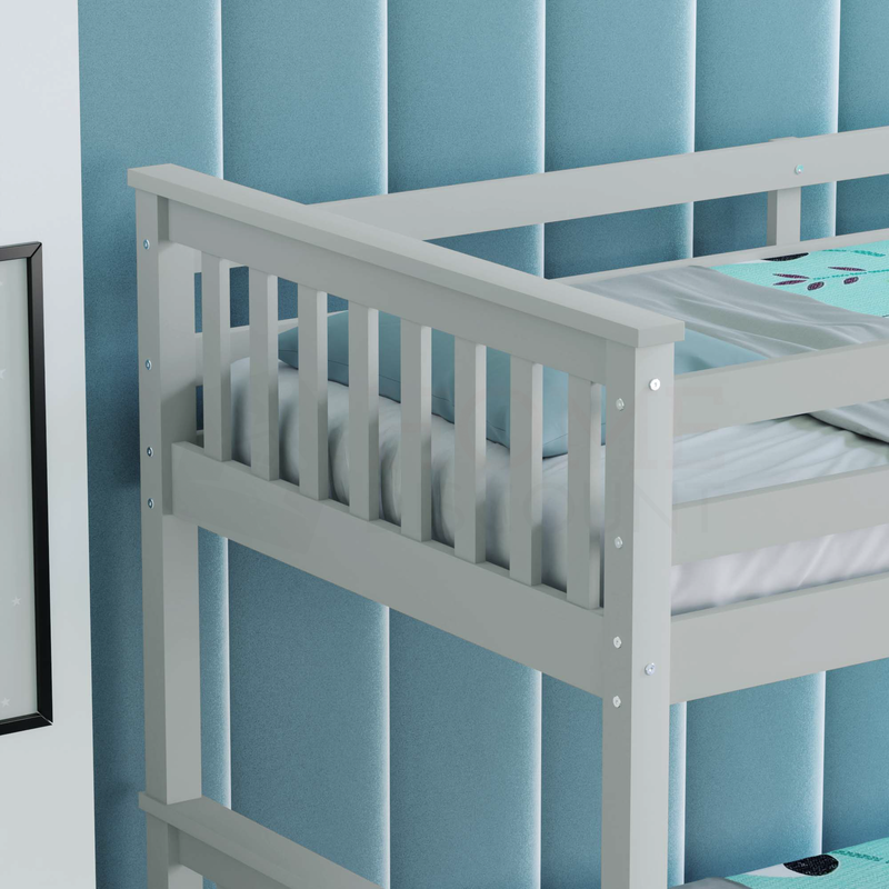 Milan Triple Sleeper Bunk Bed - Grey