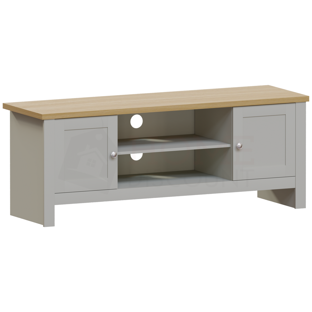 Arlington 2-Door TV Unit - Grey