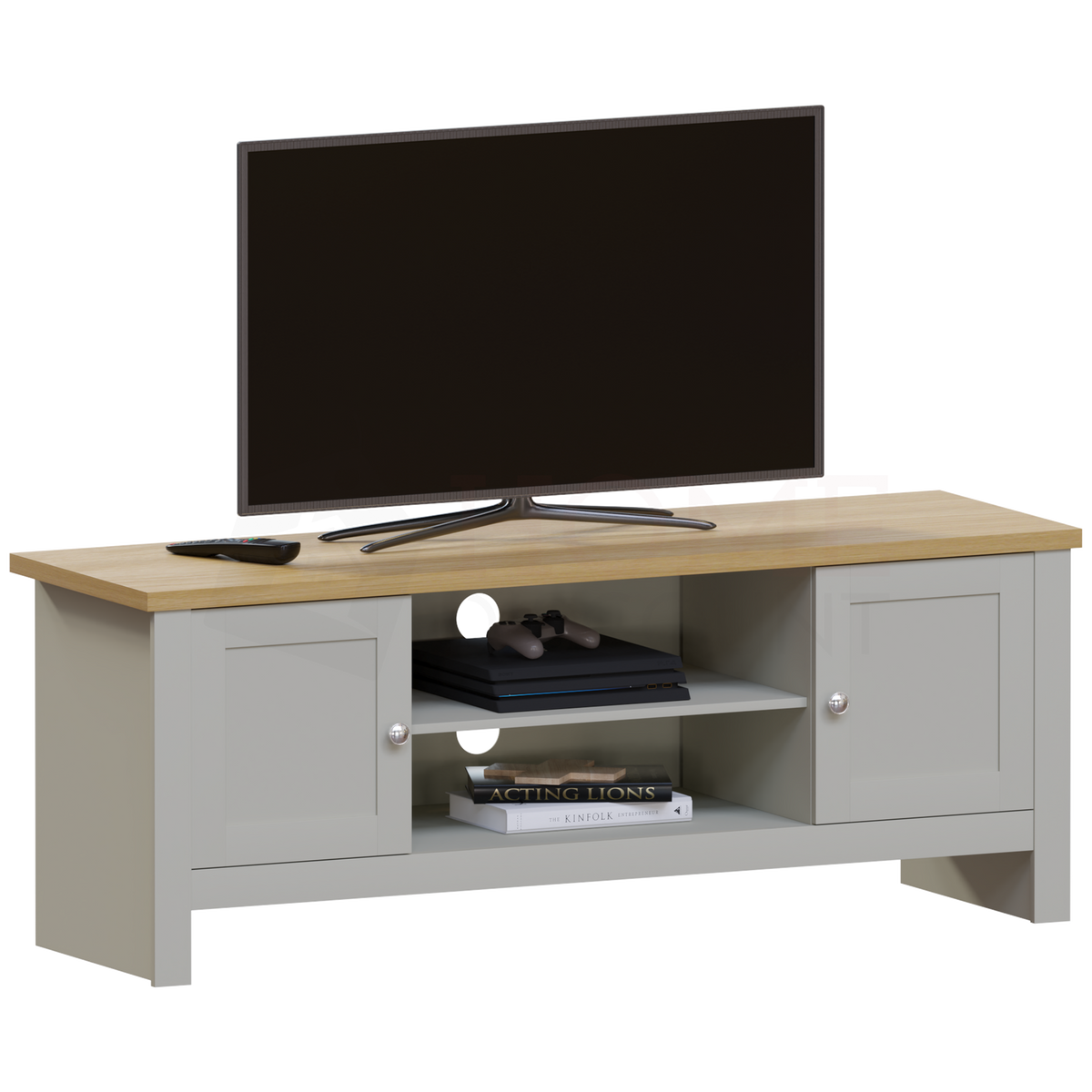 Arlington 2-Door TV Unit - Grey