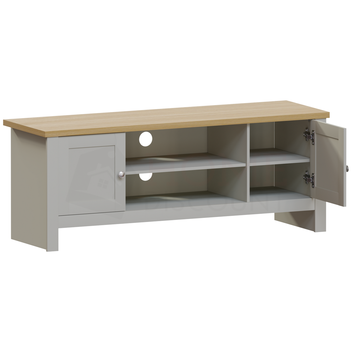 Arlington 2-Door TV Unit - Grey