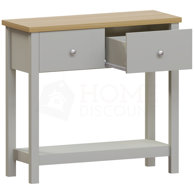 Arlington 2-Drawer Console Table - Grey