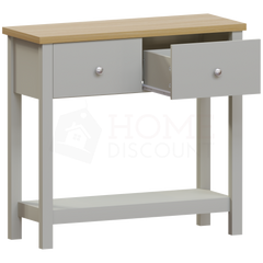 Arlington 2-Drawer Console Table - Grey