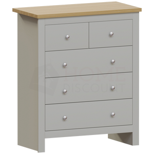 Arlington 5-Drawer Chest - Grey