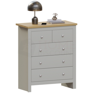 Arlington 5-Drawer Chest - Grey