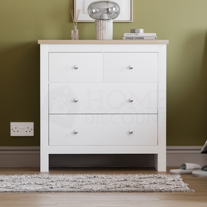 Arlington 4-Drawer Chest - White