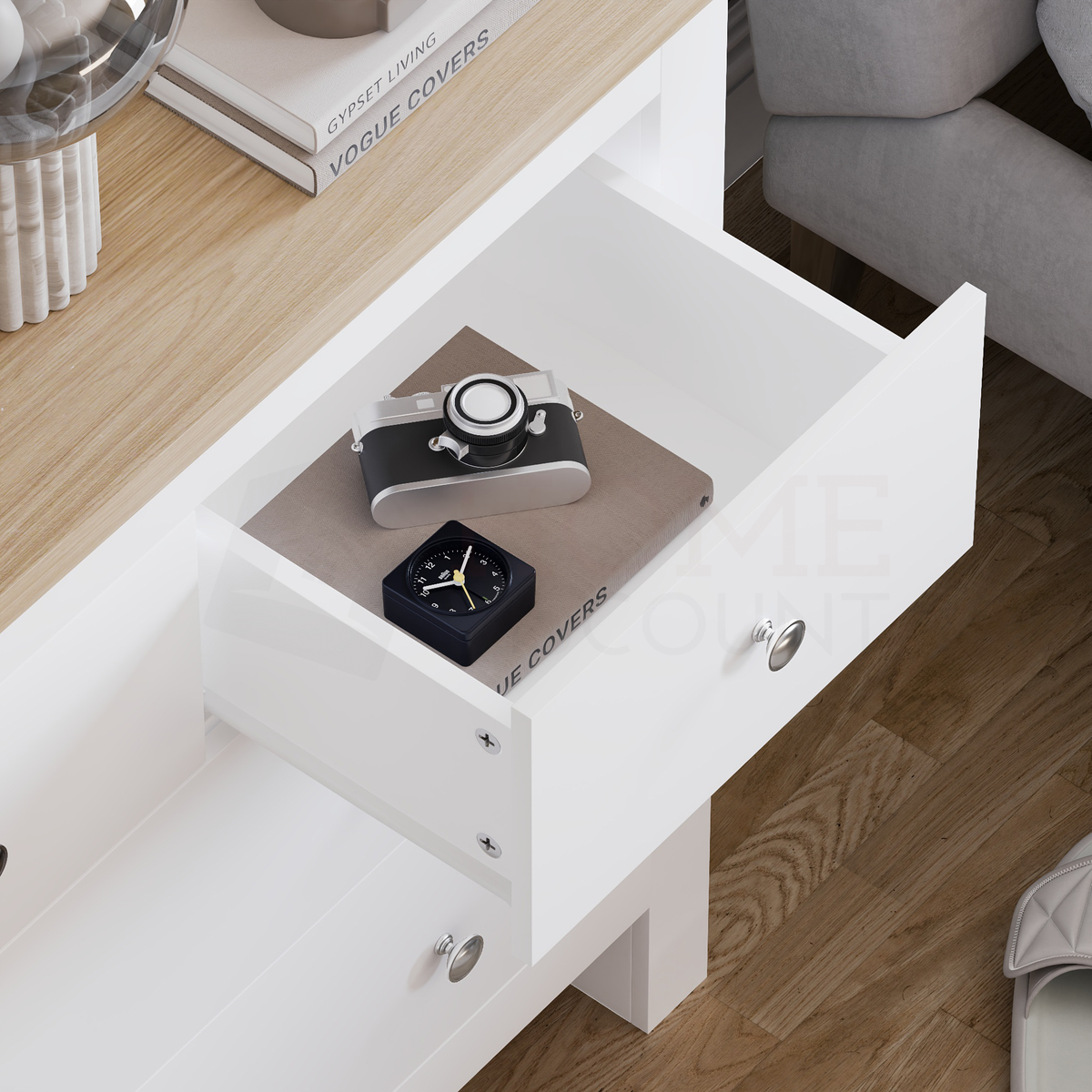 Arlington 4-Drawer Chest - White