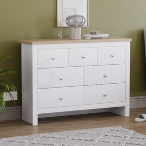 Arlington 7-Drawer Chest - White