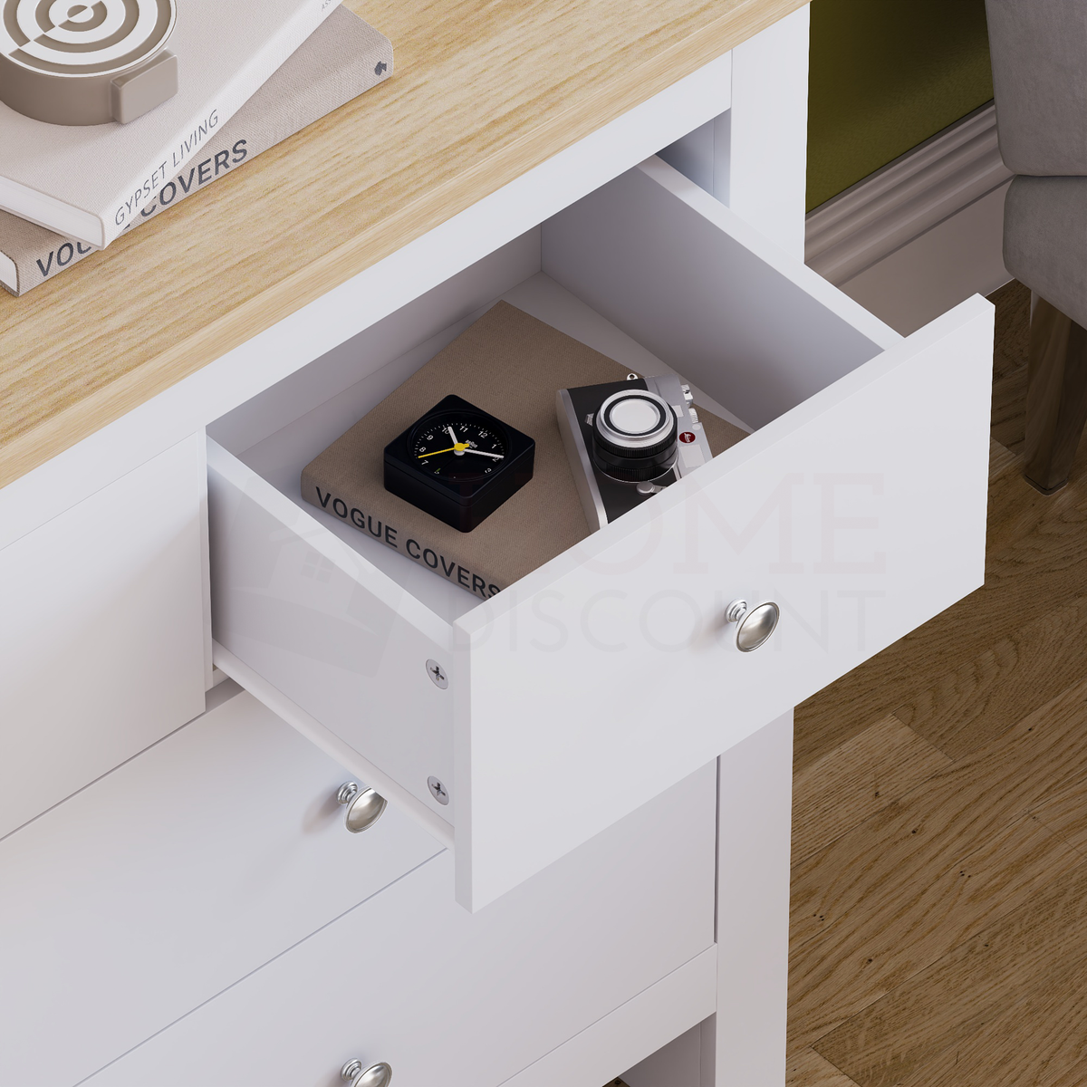 Arlington 7-Drawer Chest - White