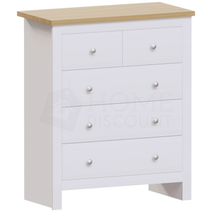 Arlington 5-Drawer Chest - White