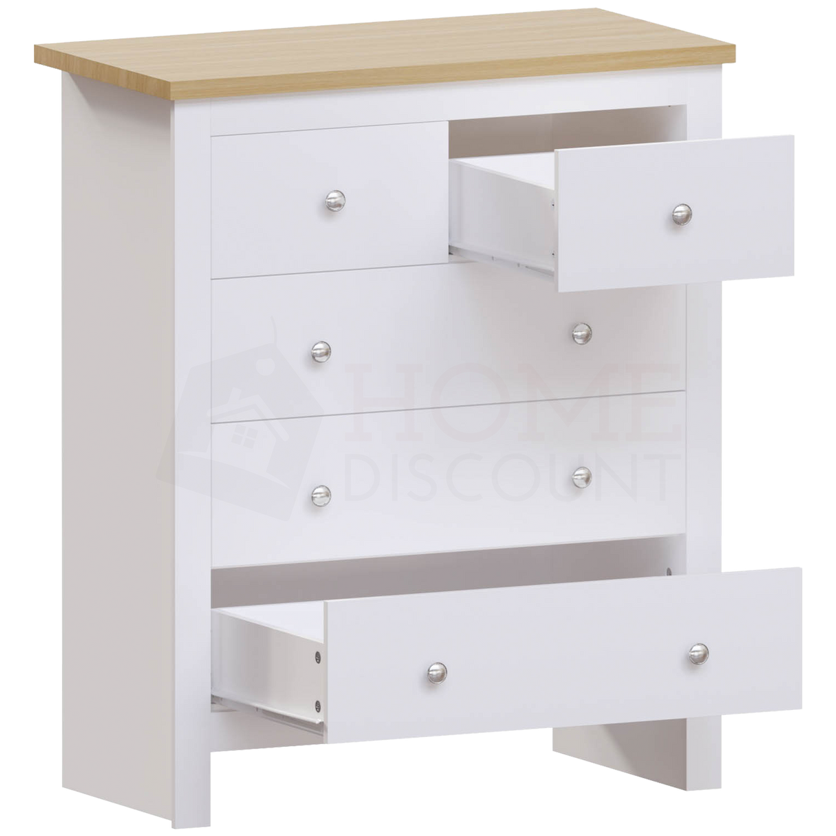 Arlington 5-Drawer Chest - White