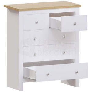 Arlington 5-Drawer Chest - White
