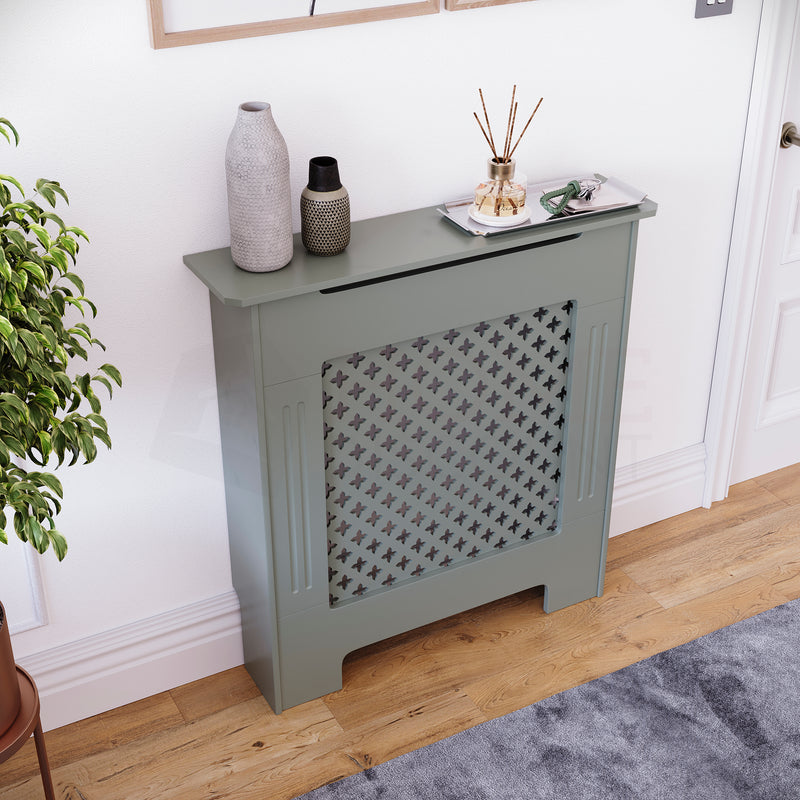 Oxford Radiator Cover - Grey, Small