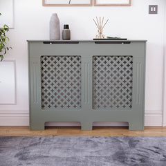 Oxford Radiator Cover - Grey, Medium