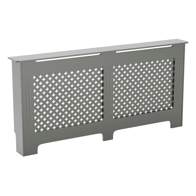 Oxford Radiator Cover - Grey, Extra Large