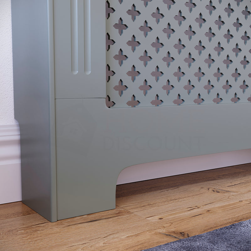 Oxford Radiator Cover - Grey, Extra Large