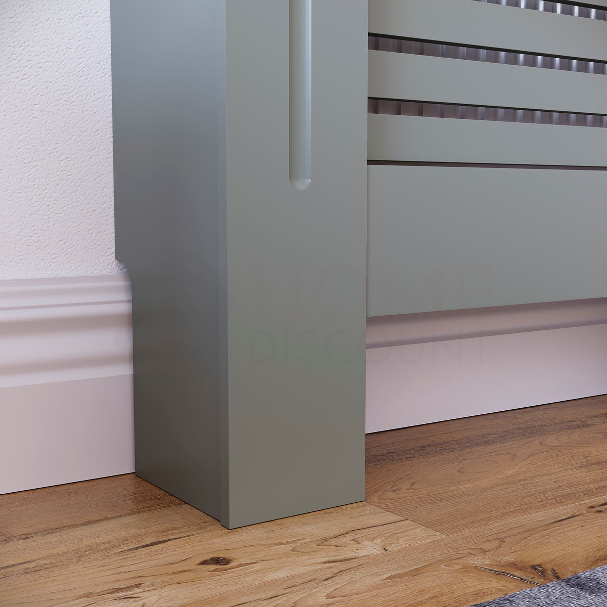 Milton Radiator Cover - Grey, Small