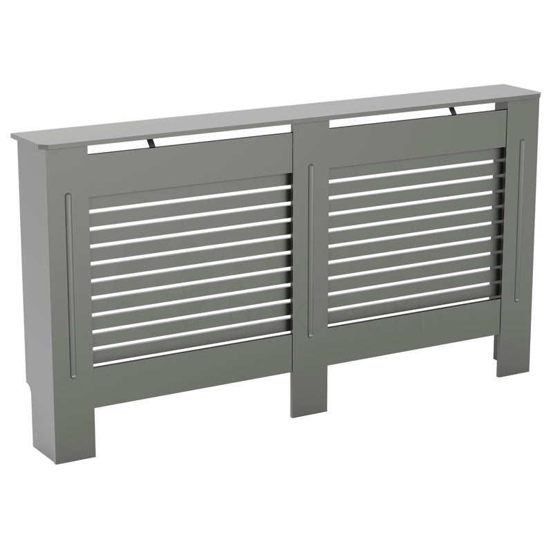 Milton Radiator Cover - Grey, Large