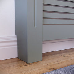 Milton Radiator Cover - Grey, Large