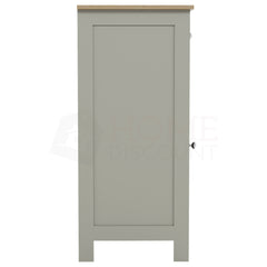 Priano 1-Door 1-Drawer Freestanding Cabinet - Grey