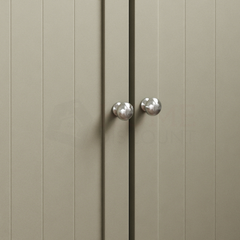 Priano 2 Door Under Sink Cabinet, Grey