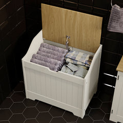 Priano Laundry Chest - Grey & Oak