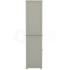 Priano 1-Door 2-Shelf Tall Cabinet - Grey