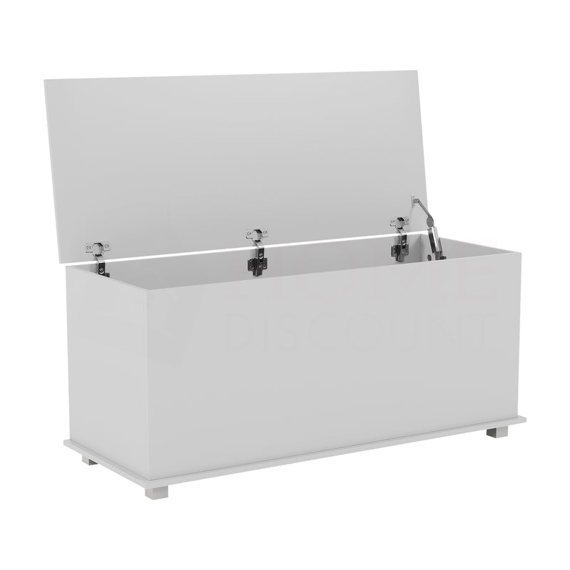 Leon Toy Box, White