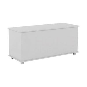 Leon Storage Ottoman - White