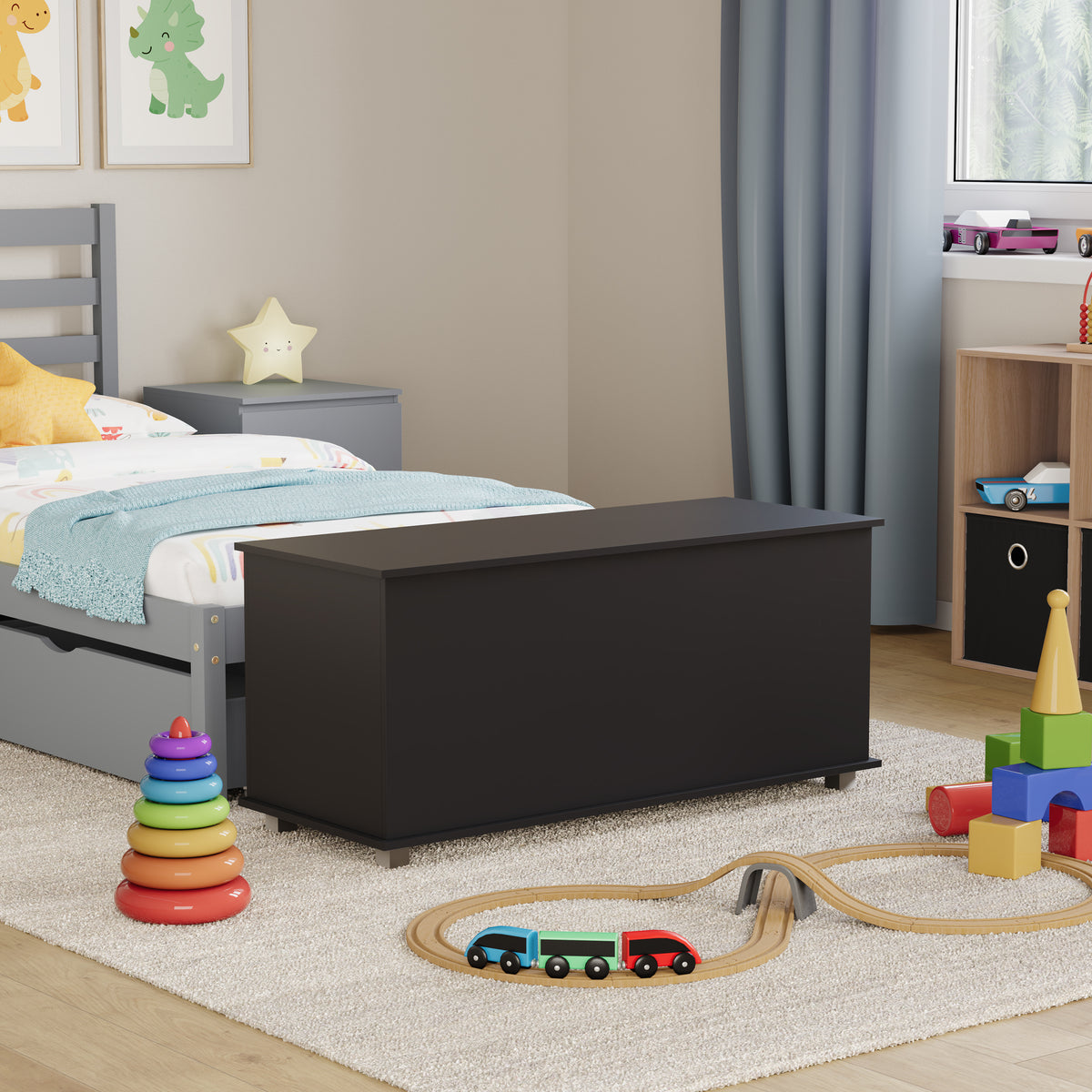 Leon Toy Box, Black