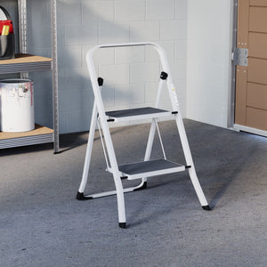 2-Step Ladder With Anti-Slip Mat