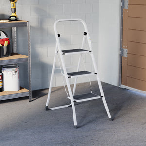 3-Step Ladder With Anti-Slip Mat
