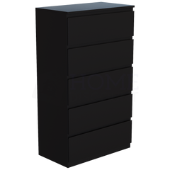 Denver 5-Drawer Chest, Black