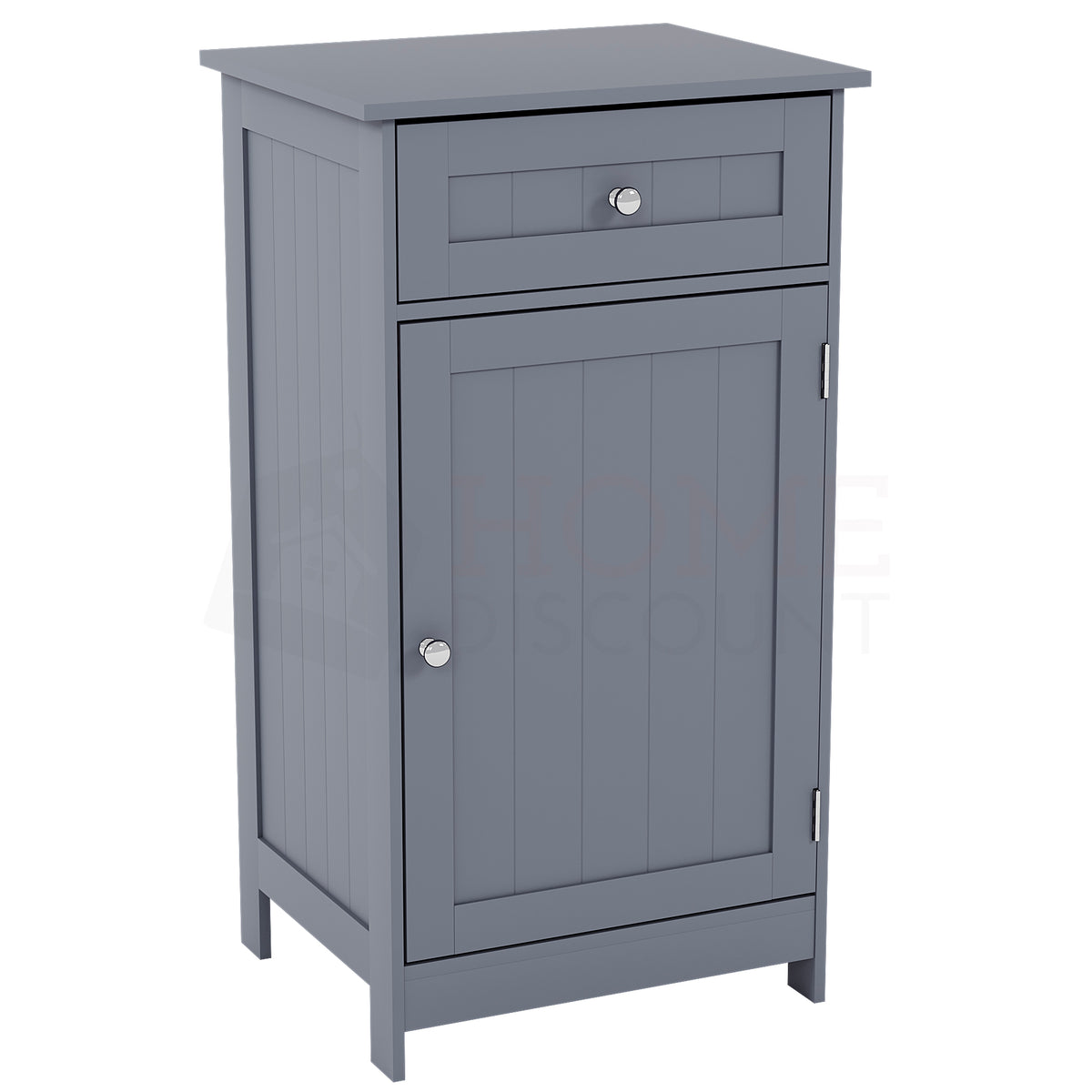 1 Door 1 Drawer Freestanding Cabinet, Grey (FSC 100%)